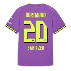 Borussia Dortmund Marcel Sabitzer #20 Jalkapallovaatteet Kolmaspaita 2026-27 Lyhythihainen